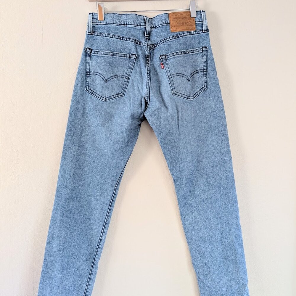 502‎ Taper Fit Levi's Flex Men's Jeans 29x30 Slim Stretch Casual Classic Denim - Picture 4 of 11